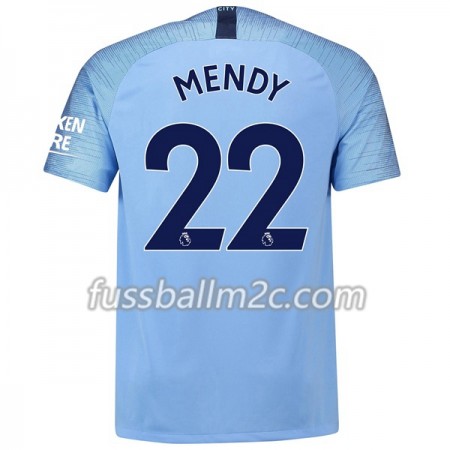 Fußballtrikots Manchester City Mendy 22 Heim Trikotsatz 2018-2019